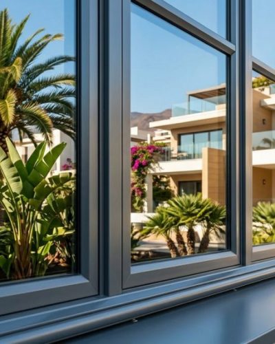 colab-alum Ventanas de aluminio instaladas en vivienda en Tenerife